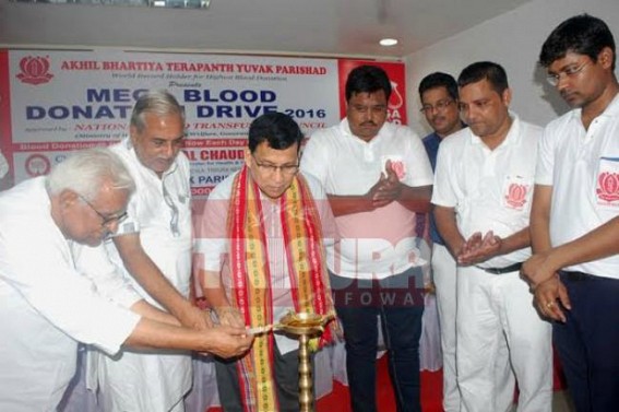 Malaria wins over Hills : Health Minister busy in blood donation campaigns